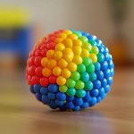 Balle d'eveil montessori